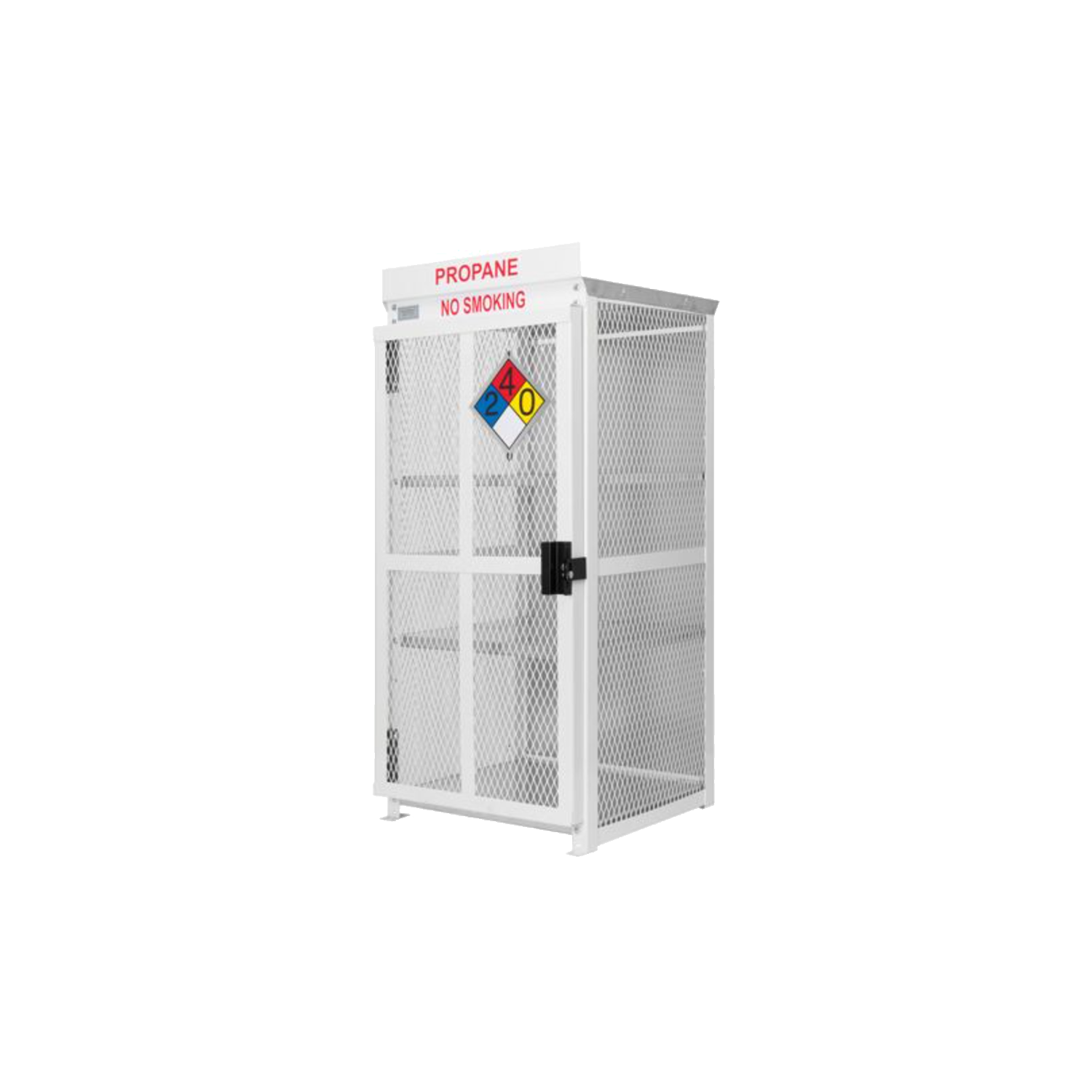 Propane Tank Locker 12-Tank Propane Storage Cage (For 20 Lb Tanks) – FLASH